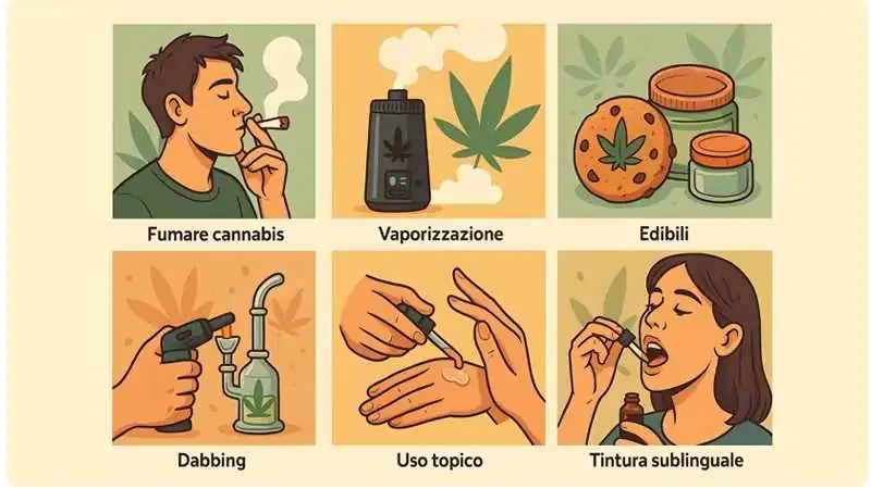 metodi per assumere cannabis o marijuana