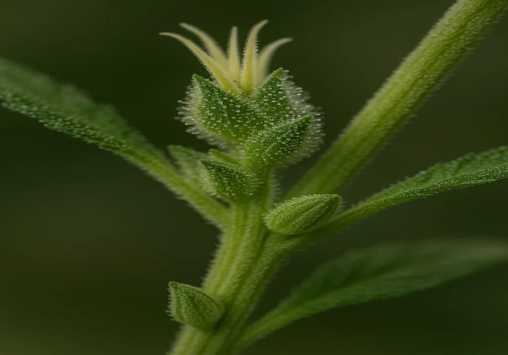 Prefiori sui nodi: dove guardare per riconoscere cannabis maschio e femmina