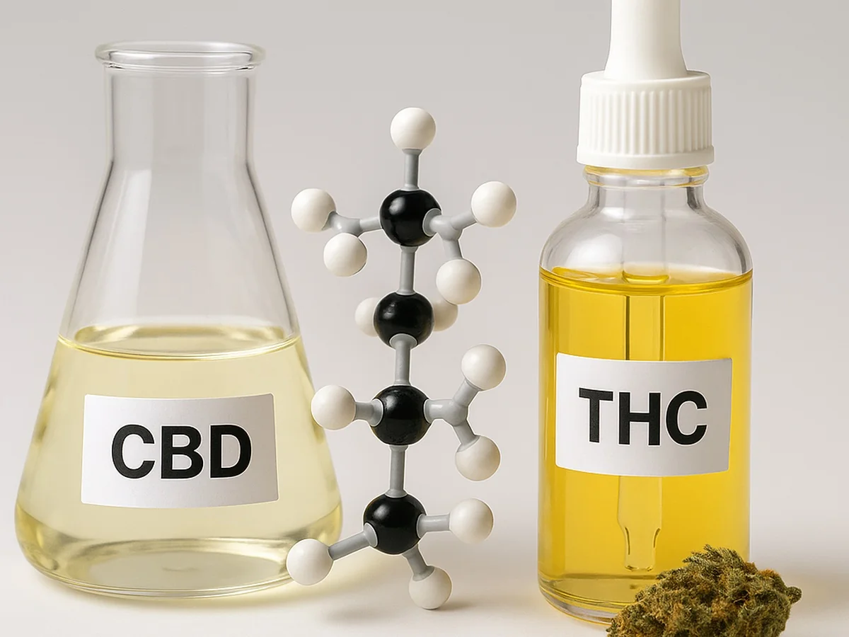 Differenze tra THC e CBD: struttura, metabolismo ed effetti
