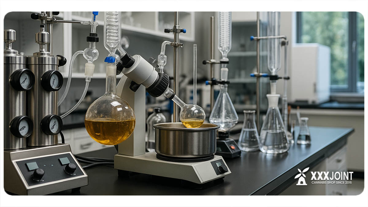 Laboratorio di Cristalli di Cannabis
