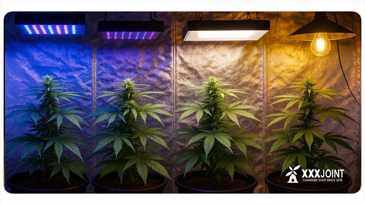 tipi di illuminazione coltivazione cannabis