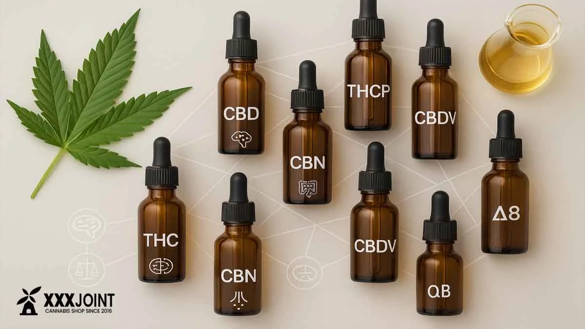 THCA, CBDA e CBGA sono i “mattoni” che il calore trasforma nelle forme neutre (THC, CBD, CBG) attive su CB1/CB2.