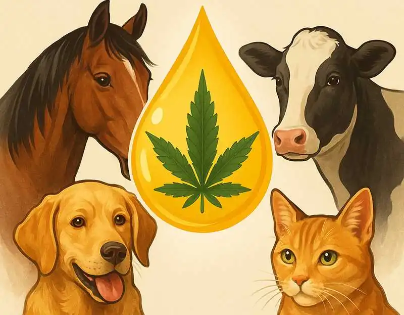 CBD sugli animali domestici cani gatti