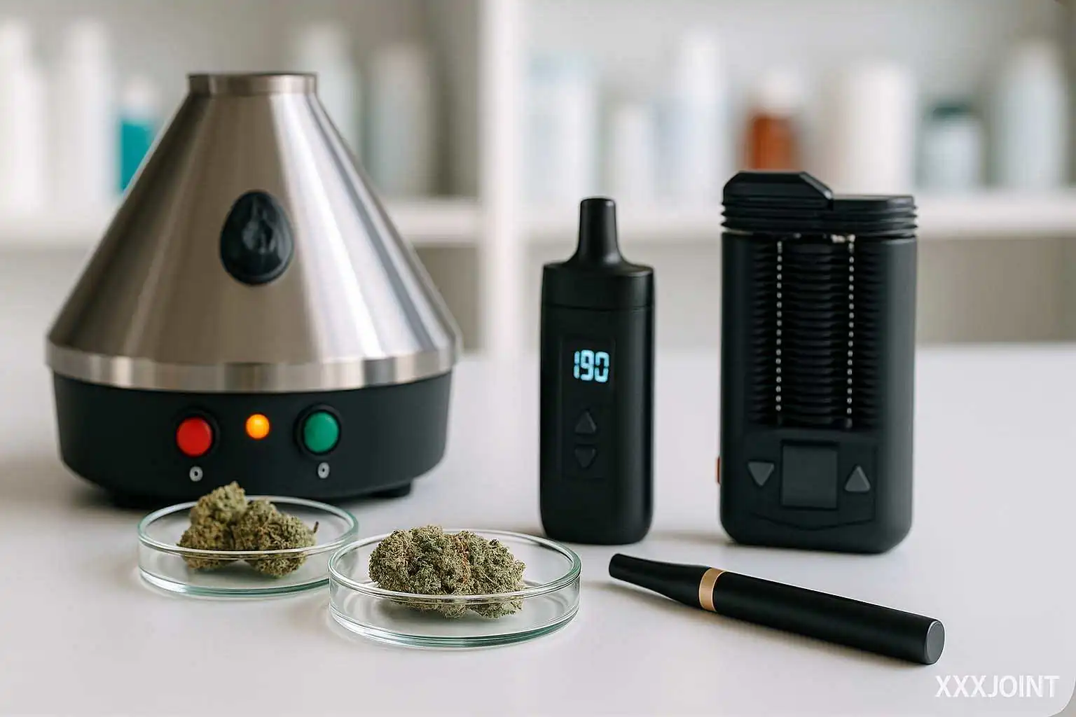 Vaporizzazione della cannabis: fiori riscaldati senza combustione per estrarre cannabinoidi e terpeni