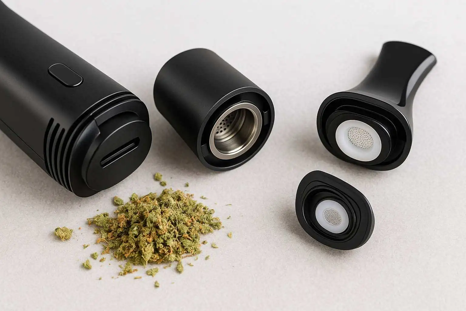 Vaporizzatore di cannabis con camera di riscaldamento e controllo della temperatura
