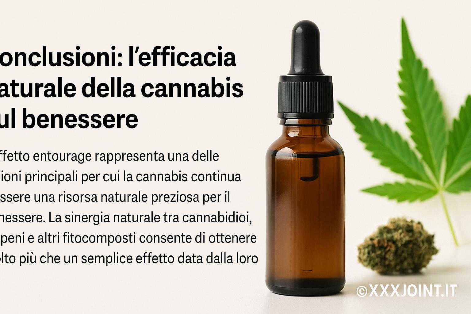 conclusione benefici cannabis naturale entourage