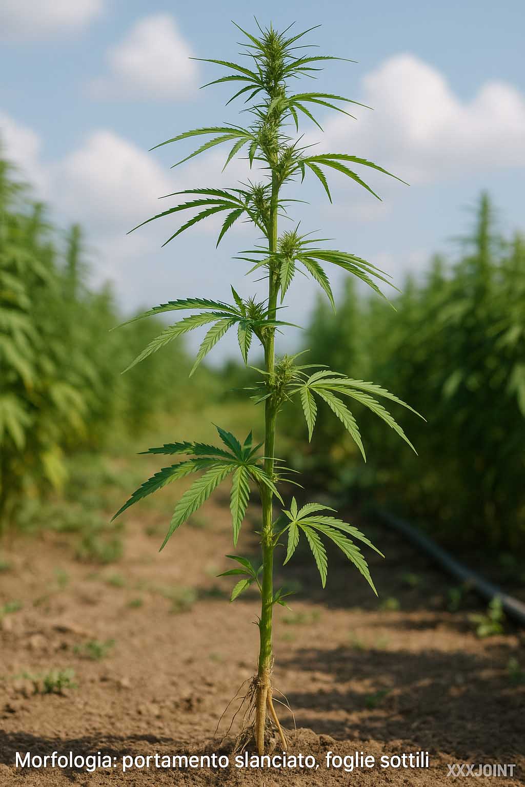 Morfologia della Cannabis Sativa: altezza, foglie, radici e infiorescenze