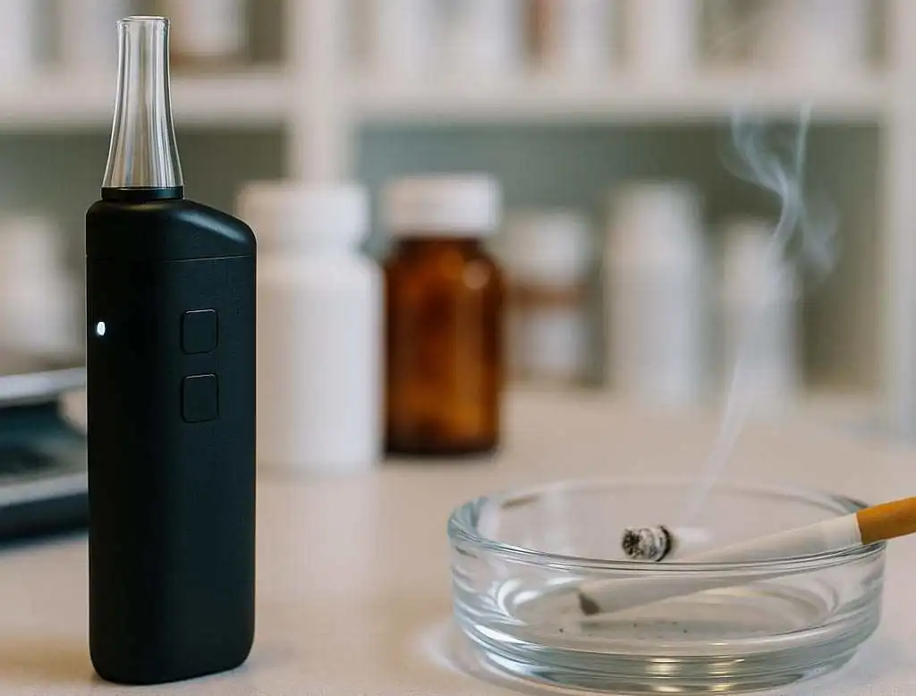 Vaporizzazione della cannabis vs fumo: confronto su composizione, effetti e odori