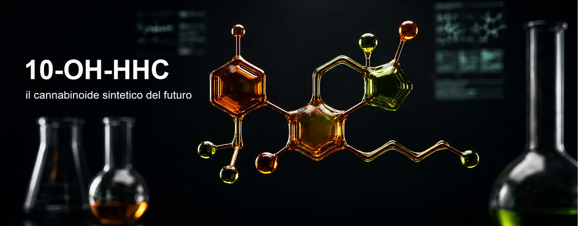 10-OH-HHC: Il cannabinoide sintetico simile a THC ed HHC per struttura atomica 10-OH-HHC: Il cannabinoide sintetico simile a THC ed HHC per struttura atomica