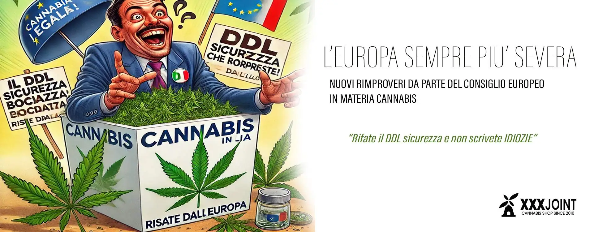 Cannabis Legale in Italia: DDL Sicurezza Bocciato e Rimandato! Risate dall'Europa