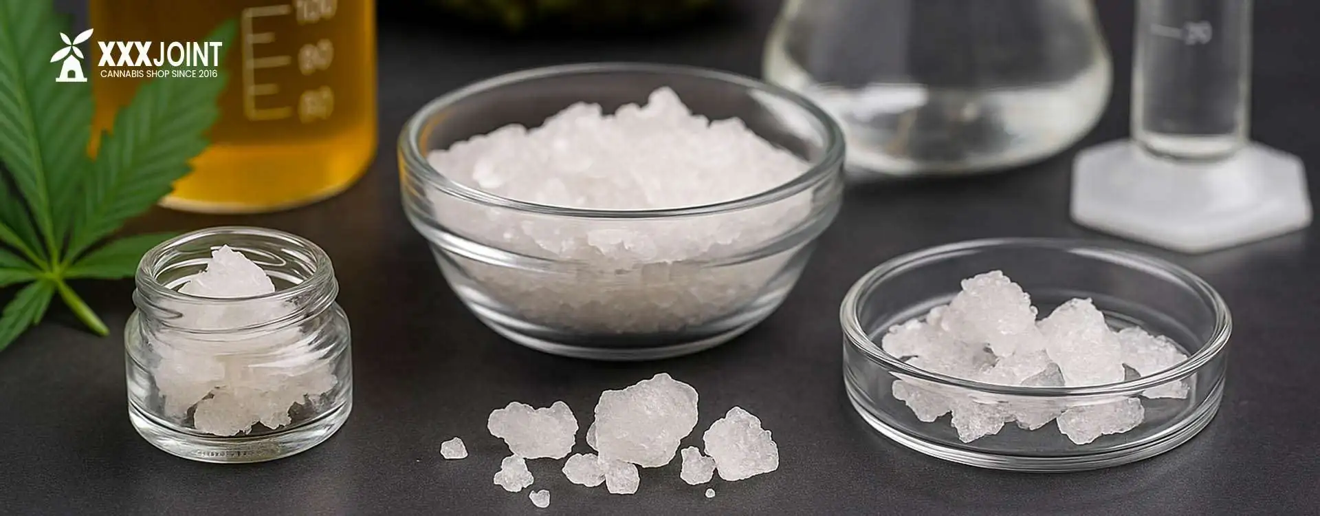 Cristalli di cannabis: guida completa, usi, benefici e dosi