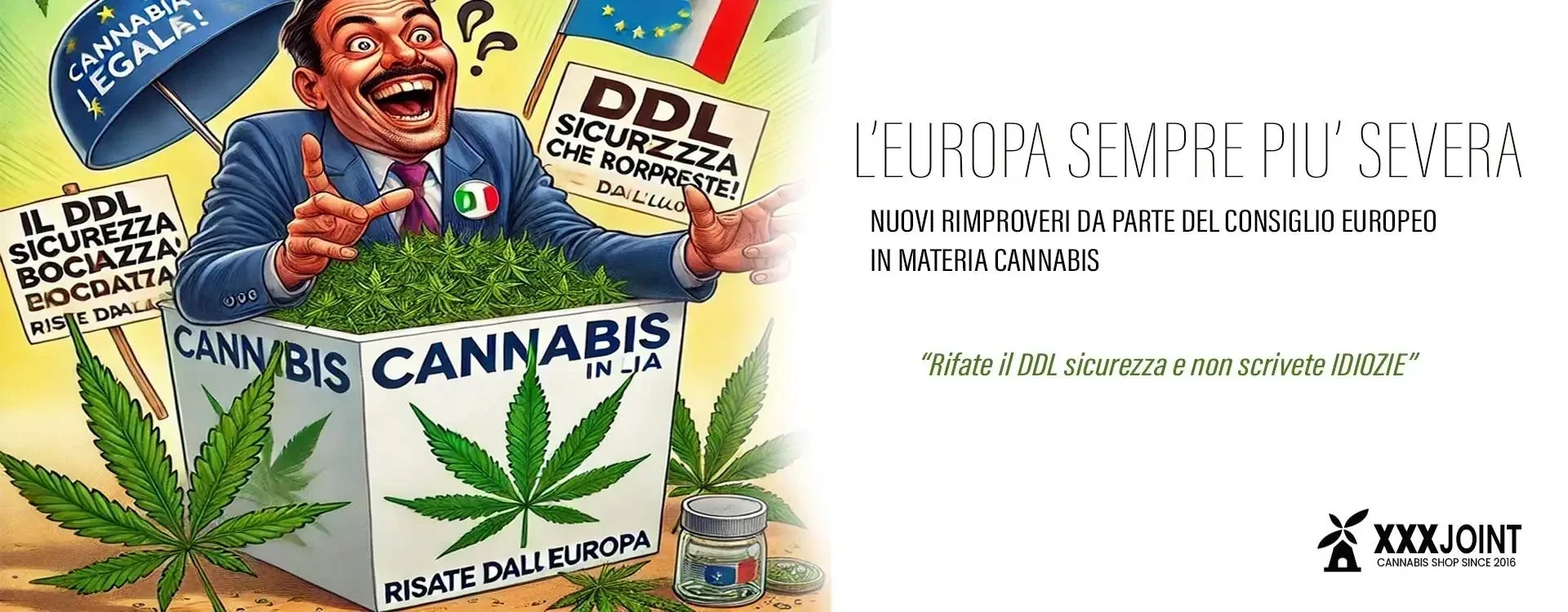 Cannabis Legale in Italia: DDL Sicurezza Bocciato e Rimandato! Risate dall'Europa