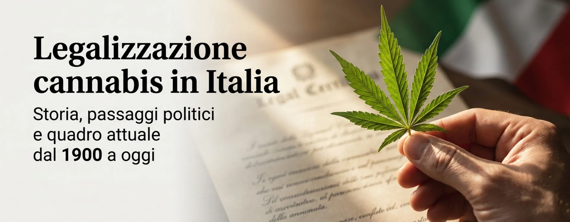 Legalizzazione cannabis in Italia: dal 1900 ad oggi storia, passaggi politici e quadro attuale