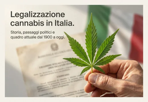 Legalizzazione cannabis in Italia: dal 1900 ad oggi storia, passaggi politici e quadro attuale