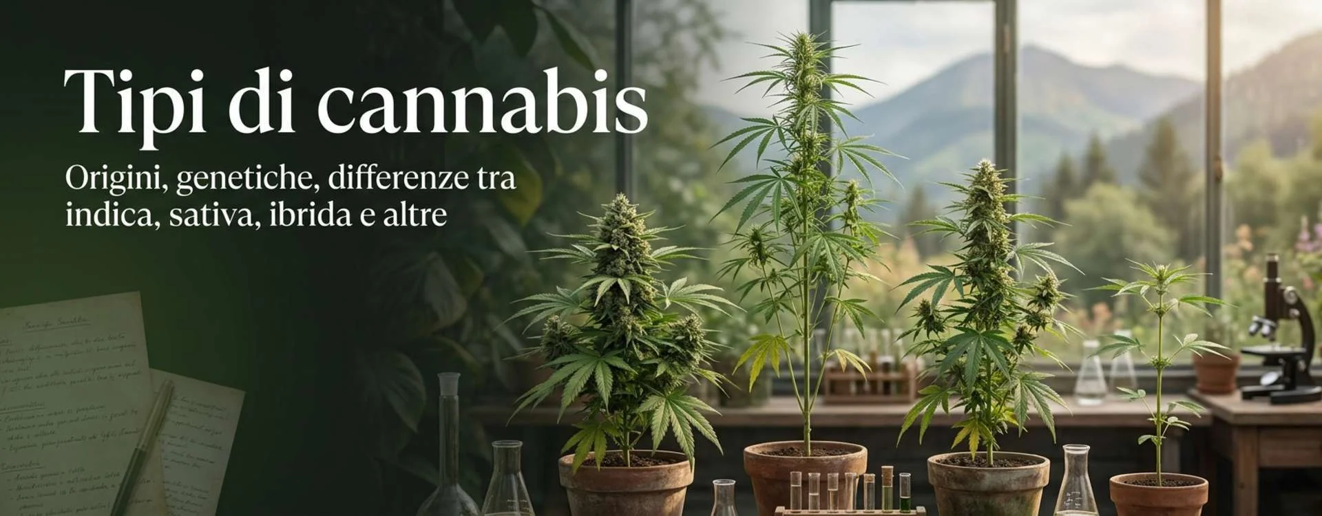 Tipi di cannabis: come orientarsi tra varietà, origini e differenze reali